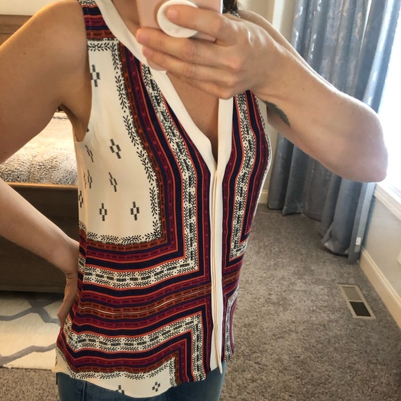 Sanctuary Sleeveless Printed Blouse - Picture 3 of 6